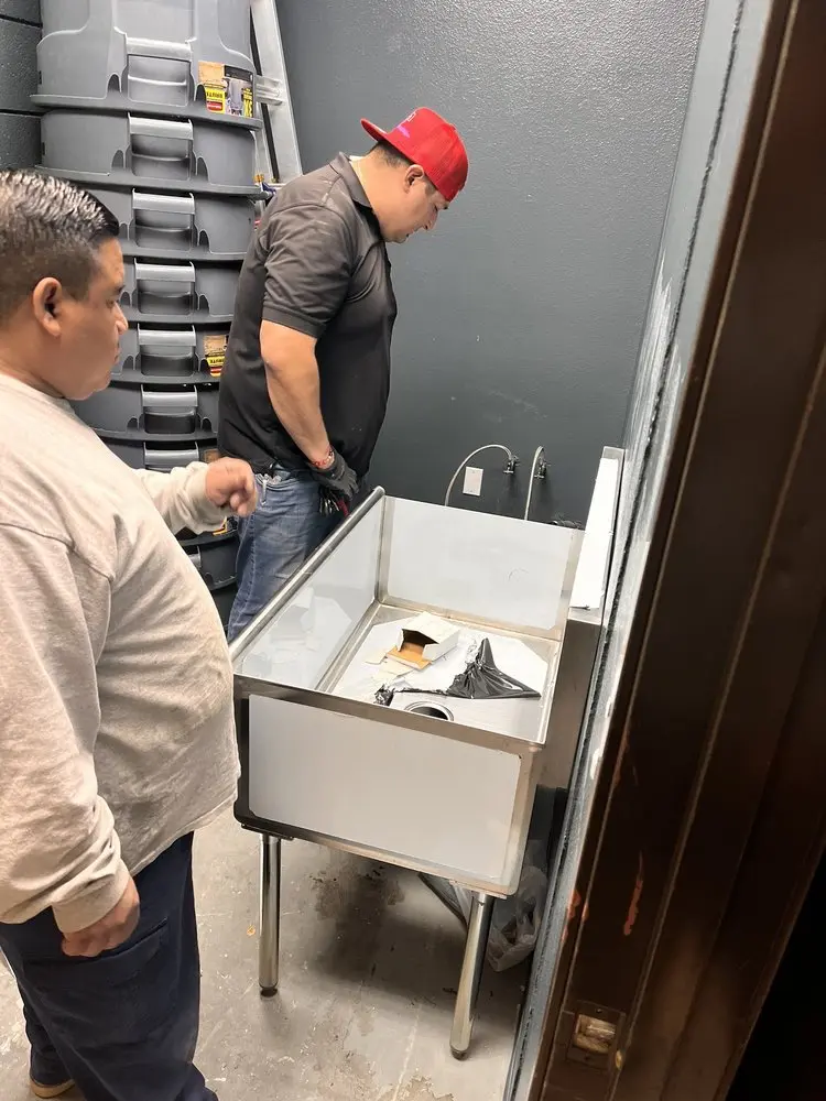 Commercial plumbing and sink installation in Heritage Greens